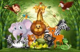 Fototapet - Animale in Jungla
