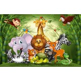 Fototapet - Animale in Jungla