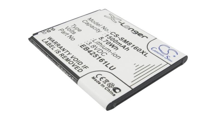Cameron Sino 1500mAh Samsung Galaxy Ace 2,GT-I8160,GT-I8160P,GT-S7562,Galaxy S Duos,GT-S7572,Galaxy Trend II,Galaxy Trend II Duos,SCH-I739,GT-S7562i B