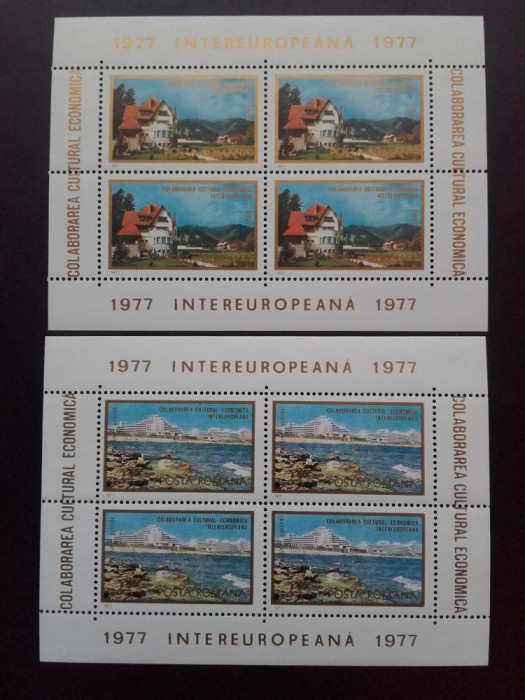 1977 - Colaborarea Cultural-Economica Intereuropeana (blocuri) - LP936a