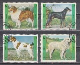 A12 S6 4 - Timbre foarte vechi - Sharjah - rase de caini, Stampilat