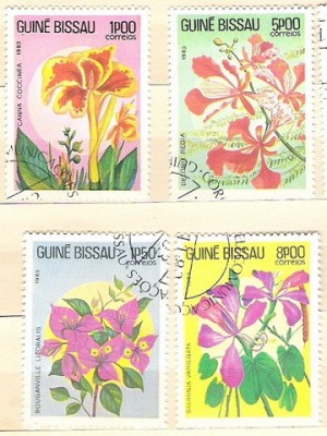 Guinee Bissau 1983 Flowers A.14 foto