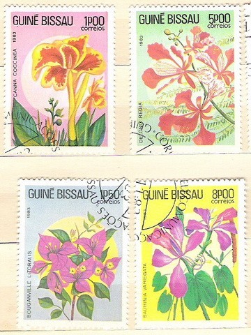 Guinee Bissau 1983 Flowers A.14