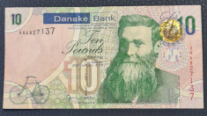 Irlanda de Nord 10 pounds lire 2013 Danske Bank foto