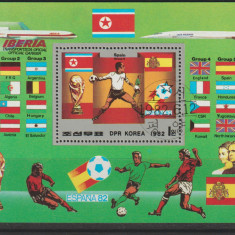 Korea de Nord 1982 , Sport - Campionatul Mondial de Fotbal ,,Spania 1982,,