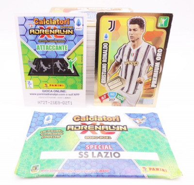 Lot 190 cartonase Panini Calciatori Adrenalyn 2020 - 2021 trading cards foto