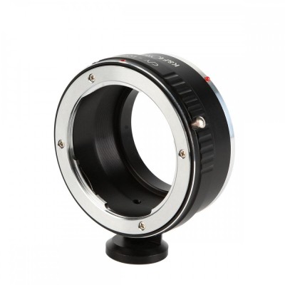 Adaptor montura K&amp;amp;F Concept C/Y-EOS M de la Contax/Yashica la Canon EOS M cu adaptor trepied KF06.258 foto
