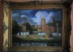 Tablou autentic - scoala Baia Mare - Ivanyi Grunwald Bela (1867-1940)