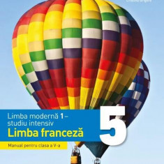 Limba modernă 1 - studiu intensiv - Limba franceză. Manual. Clasa a V-a - Paperback brosat - Dorin Gulie, Raisa Elena Vlad - Litera