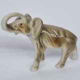 Elefant - Bibelou mic portelan vechi, vintage ROYAL DUX - CEHOSLOVACIA