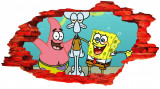 Cumpara ieftin Sticker decorativ, SpongeBob, Turcoaz, 90 cm, 8329ST-1, Oem