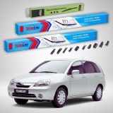 Cumpara ieftin Ștergătoare Suzuki Liana Combi ER 2001-2007 | Braț Plastic | Set Față și Spate Flat Premium &ndash; TeamCar&reg;