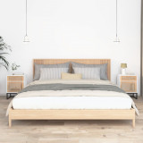 vidaXL Dulapuri noptieră, 2 buc., alb, 40x30x55,5 cm, lemn prelucrat