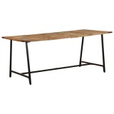 VidaXL Masă de bucătărie, 180x90x75 cm, lemn masiv de mango