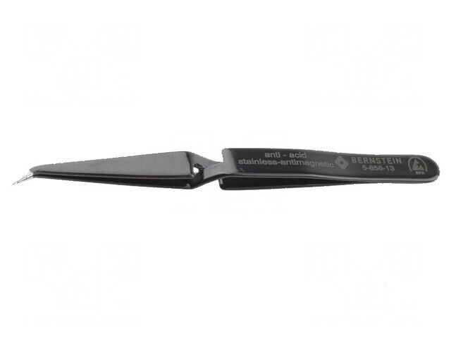 Pensetă ESD cu v&acirc;rf ascuţit 125mm