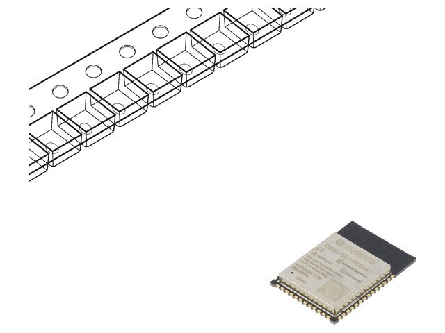 Modul IoT Bluetooth Low Energy WiFi PCB 802.11b/g/n