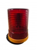 Girofar LED Rosu 12/24V, 212mm, Tip Hella, 3 Moduri Iluminare, Prindere Suruburi, Accesorii Auto