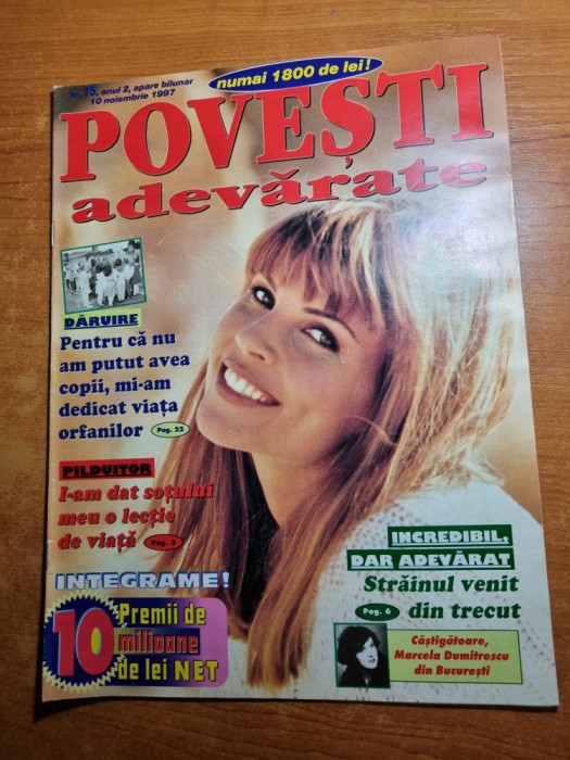 revista povesti adevarate 10 noiembrie 1997