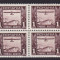 ROMANIA 1931 TIMBRUL AVIATIEI AVION BLOCURI DE 4 TIMBRE MNH