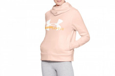 Hanorac sport Under Armour Rival Fleece Logo Hoodie 1321185-805 pentru Femei foto