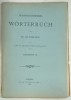 RUMANISCH - DEUTSCHES WORTERBUCH von Dr. H. TIKTIN , FASCICOLA 12 , 1907, TEXT IN ROMANA SI GERMANA