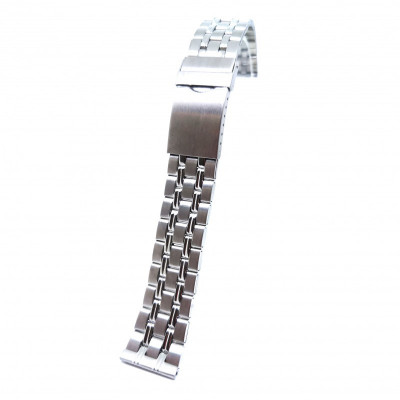 Bratara de ceas Alfa - Culoare Argintie, Otel Inoxidabil - 20mm - WZ4151 foto
