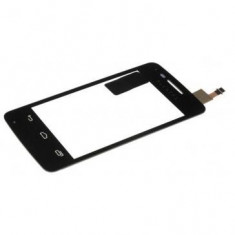 Geam cu touchscreen Alcatel One Touch S&amp;#039;Pop Original Negru foto