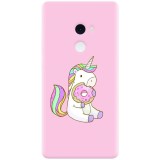 Husa silicon pentru Xiaomi Mi Mix 2, Unicorn Donuts