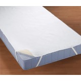 Protectie saltea impermeabila SafeSleep by Coneltex, dimensiuni 140x200 cm, dreptunghiulara, culoare alba