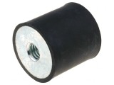 Atenuator de Vibrații M8 30mm Guma 40mm 390N