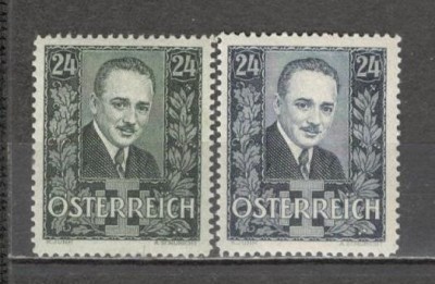 Austria.1934/35 Moartea lui E.Dollfus-cancelar MA.530 foto