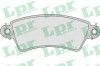 Set placute frana,frana disc PEUGEOT 306 (7B, N3, N5) (1993 - 2003) LPR 05P766