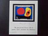 1970 - Inundatia II (Joan Miro) - colita nedantelata - LP745, Nestampilat