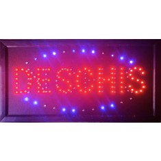 Reclama LED - DESCHIS - de interior, 48 x 25 cm