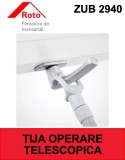 Tija operare ferestre mansarda si rulouri Roto ZUB TFB 2940 cm
