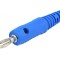 Mufă Banană 4mm Albastră 32A 70VDC