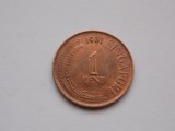 1 CENT 1981 SINGAPORE, Asia