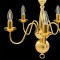 Candelabru, auriu, 5 becuri E14 - 8