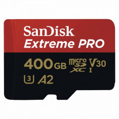 Card Sandisk Extreme Pro MicroSDXC 400GB Clasa 10 + Adaptor SD foto