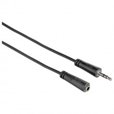 Hama Extensie Cablu audio jack3.5 plug-socket 1.5m black foto