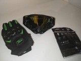 Set Accesorii Moto Off Road: Cagula, Ochelari &amp; Manusi - Echipament Protectie Nou