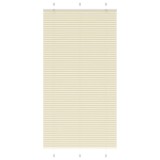 Jaluzea plisată Crem 105x200 cm Lățime țesătură 104,4 cm