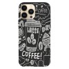 Husa compatibila cu Apple iPhone 13 Mini model Take a coffee, Silicon, TPU, Viceversa, Transparent, Carcasa