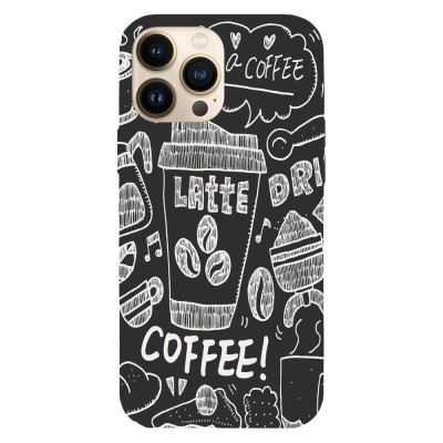 Husa compatibila cu Apple iPhone 12 model Take a coffee, Silicon, TPU, Viceversa foto
