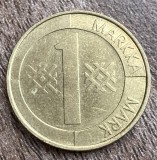 C50 - Moneda foarte veche - Finlanda - 1 markka - 1993