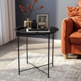 Masuta moderna rotunda, pliabila si compacta