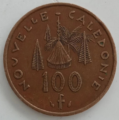 Moneda Noua Caledonie - 100 Francs 1994 - An rar foto