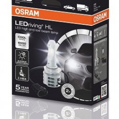 Set 2 Buc Led Osram HB4 12V 14W P22D 6000K LEDriving HL 9736CW