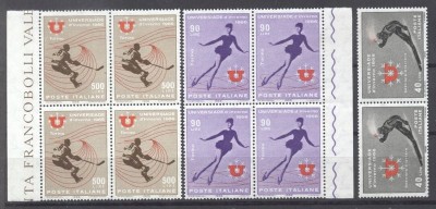 Italy 1966 Sport, Universiade, damaged gum, MNH G.359 foto