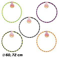 Cerc Hula Hoop, glitter, 60-72 cm, 36 buc/set foto